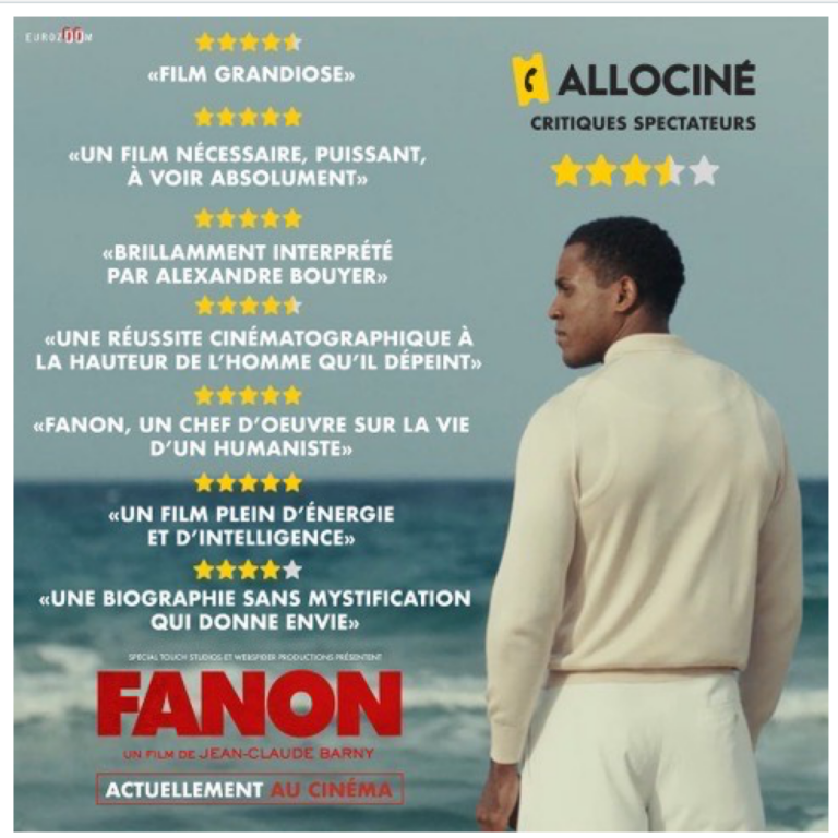 Fondation Lilian Thuram | LE FILM « FANON » SORT EN SALLE